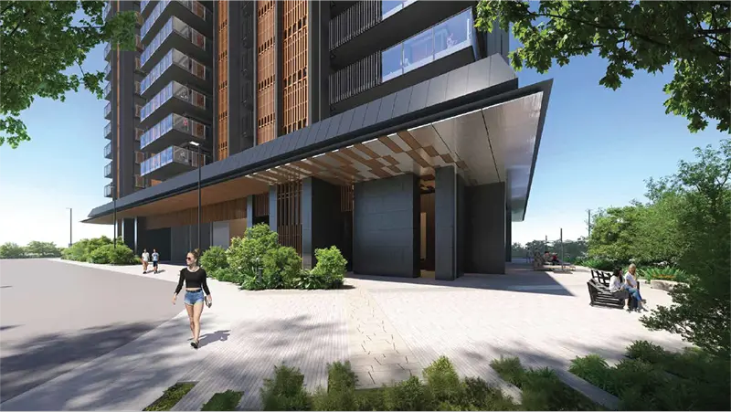 Krisumi Waterside Residences tower
